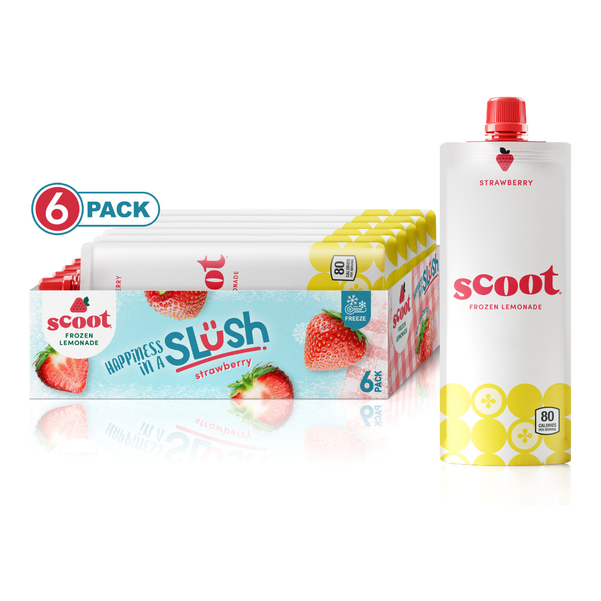 Scoot® Frozen Lemonade, Strawberry– 6 Pack – heyscoot