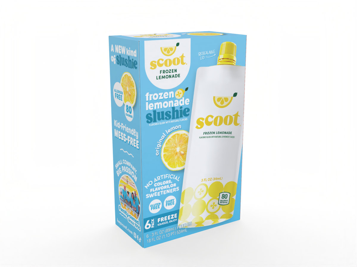Scoot® Frozen Lemonade, Original Lemon– 6 Pack – heyscoot