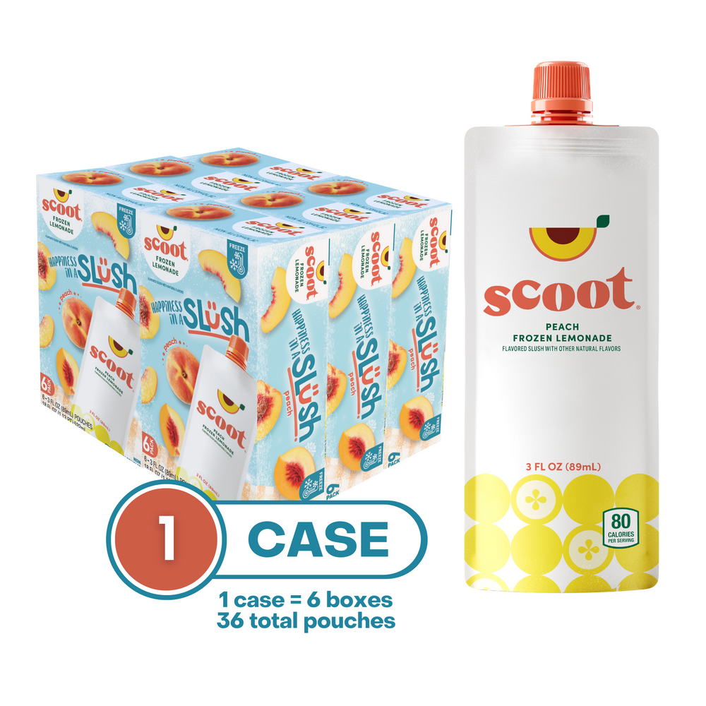 Scoot® Frozen Lemonade, Peach Flavor Case of 6 HC