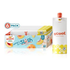 Scoot® Frozen Lemonade, Peach– 6 Pack
