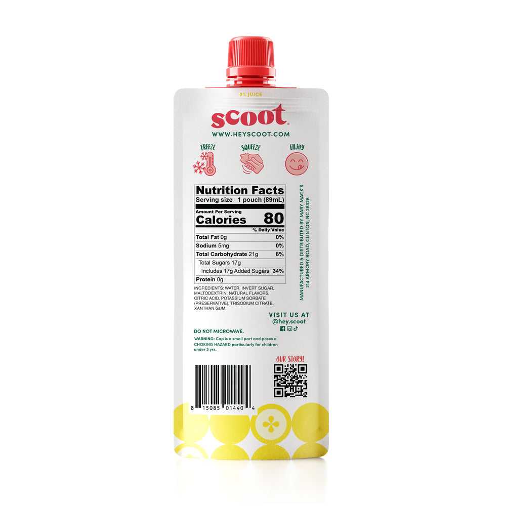 Scoot® Frozen Lemonade, Strawberry Flavor 25-Pack