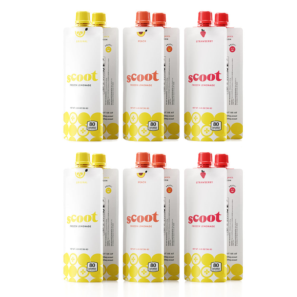 Scoot® Frozen Lemonade, Variety–12 Pack
